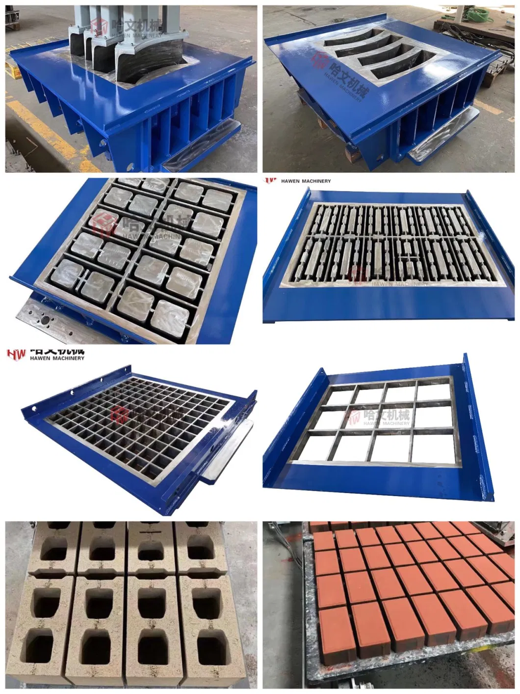 Paver Interlock Brick Block Mold Curbstone Mould for Concrete Block Making Machines